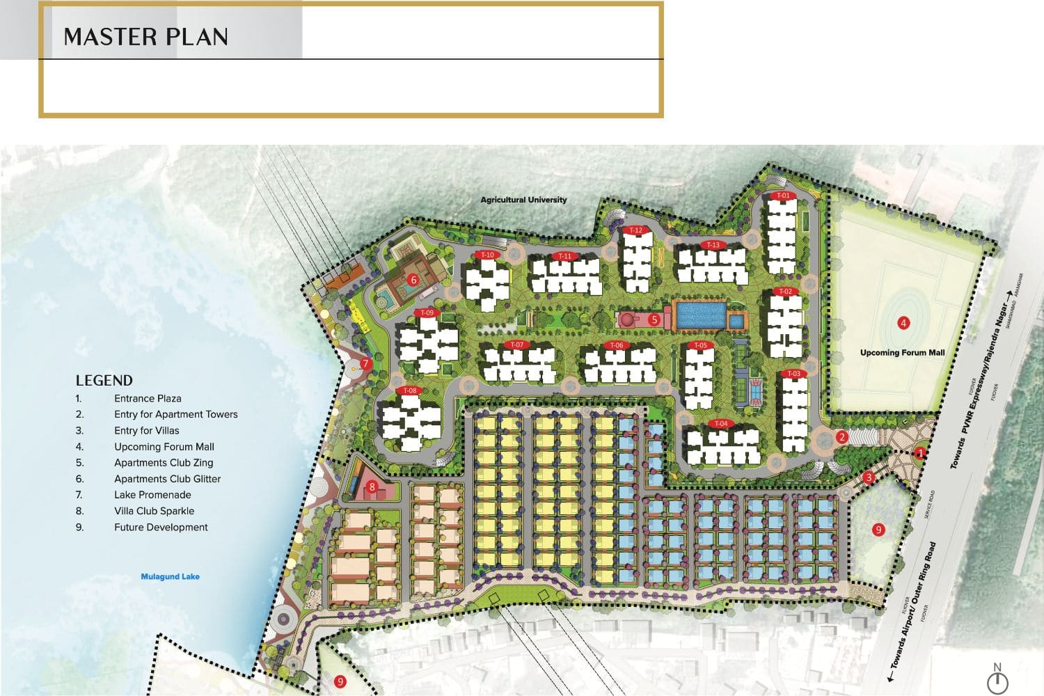 The Prestige City Hyderabad Master Plan